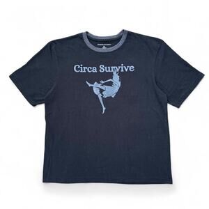 Circa survive juturna graphic screen printed on north Hudson blank shirt